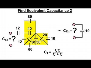 Electrical Engineering: Ch 6: Capacitors (18 of 26) Find the Equivalent Capacitance 2