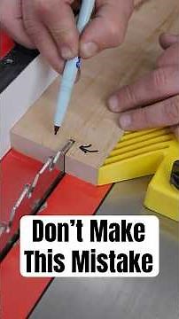 The dangerous feather board mistake #woodworking #shorts
