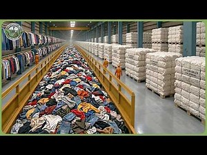 Inside World’s Largest Textile Waste Recycling Factory – 92 Million Tons Turned Into Clothes