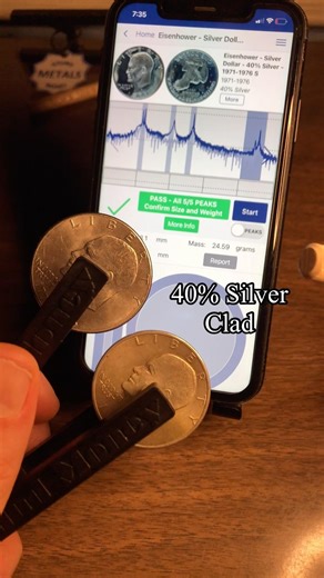 Eisenhower “Ike” Dollar - ping test