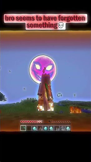 bro seems to have FORGOTTEN something💀 #minecraft #shorts #creepypasta