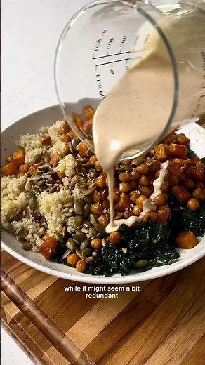 roasted fall harvest salad 🍂