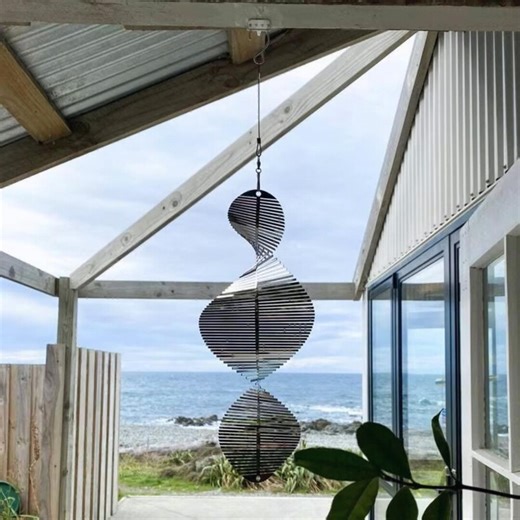 3D Metal Wind Spinner - Rotating Spiral Garden Decorb - Etsy