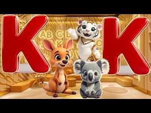 Learn the K words | The K Song | Kangaroo, Kite, Keys, Kindness & Knowledge! ✨🔤
