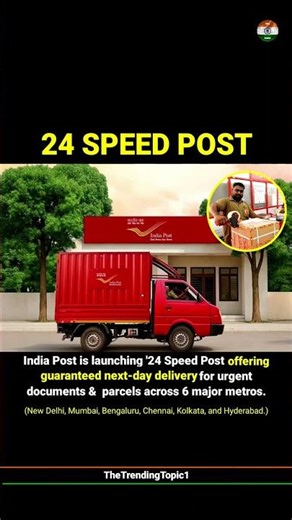 India Post Unleashes '24 Speed Post Guaranteed Next-Day Delivery Across 6 Major Metros From March 17