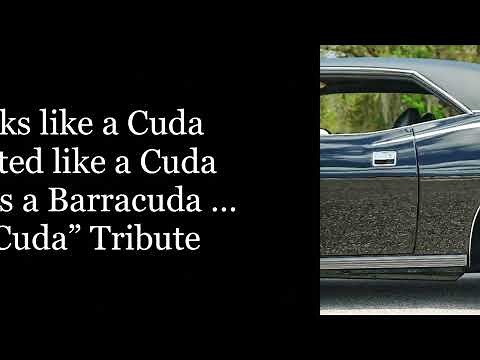 Cuda' or Barracuda? What is the difference? | UR CLASSIC CAR