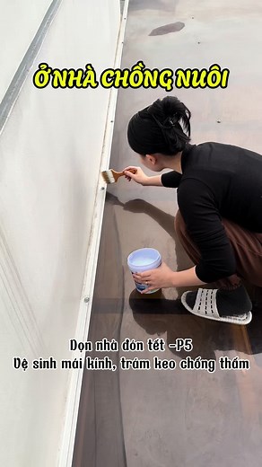 Dọn Nhà Đón Tết: Vệ Sinh Mái Kính và Chống Thấm