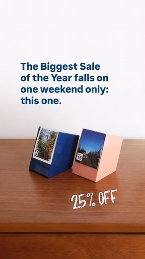 1.2K views | 25% off everything over $75 falls on one weekend every year: this one! Use code BIG-AND-EARLY to take 25% off 365 photo calendars, large format art, holiday cards, and more. The best time to print for the holidays is NOW! #dailycalendar #365photos #photocalendar #photogift #customcalendar | Social Print Studio | Facebook