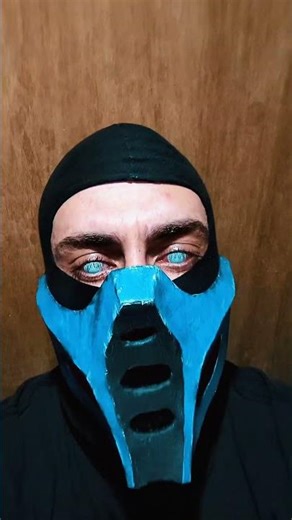 Sub zero cosplay máscara #cosplay #subzero #mk #game #cosplayer #mk1