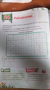 Palindromes are words, phrases or sequences that read the same ... | Filo