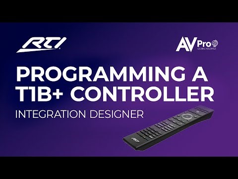 Learn how to program and engrave the RTI T1B+ controller with Integration Designer.