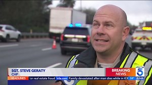 Fatal rollover crash on 101 Freeway closes lanes in Sherman Oaks