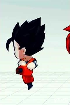 Chibi Mystic Gohan Cute Dance