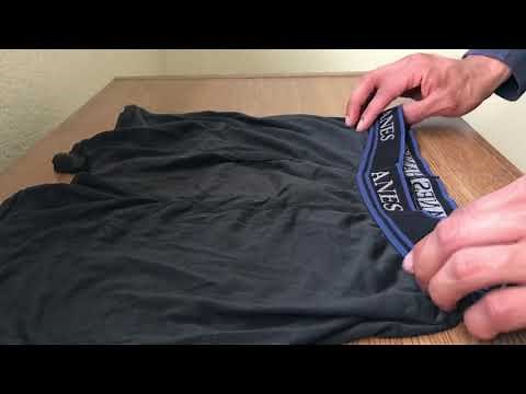 How to fold boxers military style