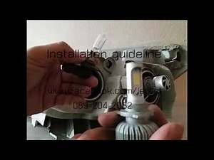 LED H11,HB3,HB4 installation