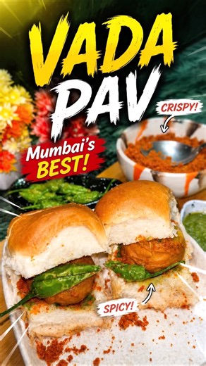 Mumbai Style Vada Pav Recipe 😋 | Crispy Street Style Vada Pav at Home✨#recipe#mumbai#songs #bihar