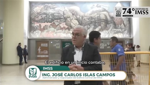 10K views · 211 reactions |  El IMSS conmemora 74 años de su Edificio Central, un patrimonio arquitectónico del siglo XX.  Con murales, esculturas y más, en Paseo de la Reforma, donde laboran más de 1,250 trabajadores. #IMSS ➡️ https://tinyurl.com/yt8h3x8c | IMSS | Facebook
