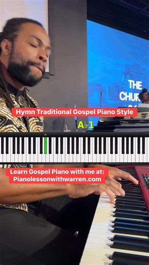 2.7K views · 74 reactions | Hymn Traditional Gospel Piano Style: #gospelmusic #gosplemusicians #gospelpianist #gospelsingers #gospelpiano | Piano lesson With Warren | Facebook