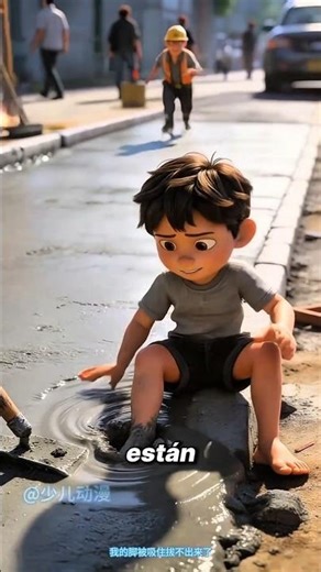 My foot is stuck in the mud, please help me 😱