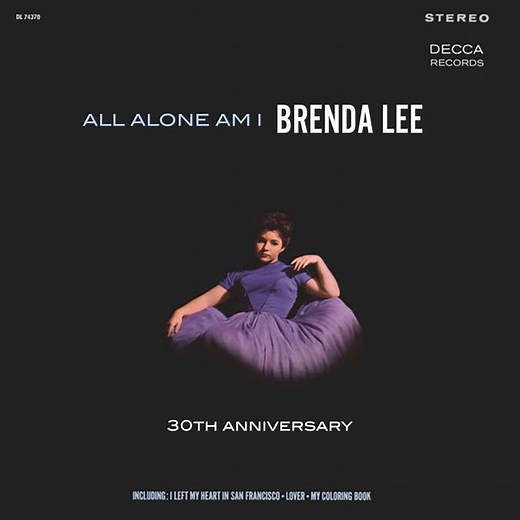 Happy 30th Anniversary to Brenda's album "All Alone Am I!" Today, we'll be listening to the title track - such a classic! 🎶 #BrendaLee #AllAloneAmI Listen along with us here: BrendaLee.lnk.to/AllAloneAmI | Brenda Lee
