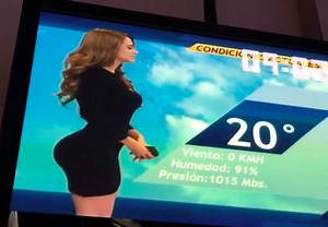 Sorcery? Viral Weather Woman Yanet Garcia's Backside Seems To Keep Getting Bigger