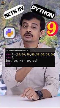 Set and Frozenset in Python in telugu