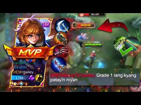 Hailey as BEATRIX? 🔥 | Super intense Match! | Enemy trashtalks me #mlbb