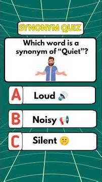 Synonym Quiz Challenge 🧠 | Hard, Fast & Clever Words | Fun English GK Quiz 🔥