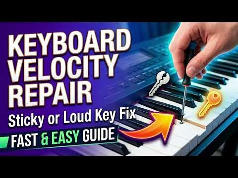 How to Fix Loud or Dead Keys on Yamaha S90XS, S70XS, Motif XS/XF (Keybed Repair Guide)