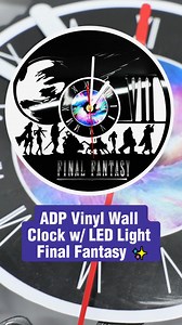 ✨ Relive the glory days of gaming with our ADP Vinyl Wall Clock with...
