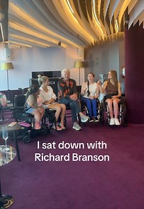 Disabled Sailor Shares Virgin Voyages Experience with Richard Branson