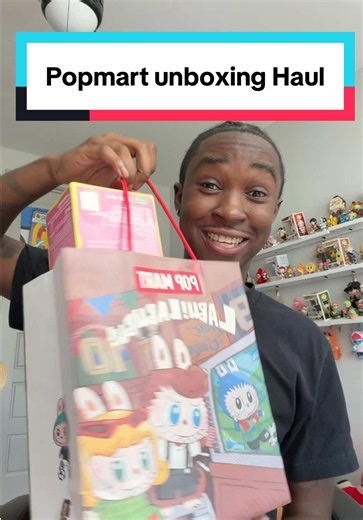 Unboxing my items I got from Popmart 🤩 #popmart #unboxing #labubu #spongebob #blindbox