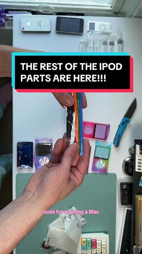 The rest of the iPod parts have finally arrived! Here are the parts that I got, and the current plan with the two iPod classics that I have. Would you rather see the iPod as is with custom firmware, or would you rather see videos about the modeling and upgrading of a broken iPod and bring it back to life? #ipod #ipodmod #apple #applemusic #diyproject