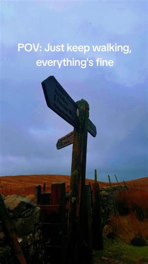 Signposts confidently pointing towards suffering. Yorkshire Three Peaks ✔️ #EmbraceTheGrim #ItDidntFeelLikeFun #SufferWell #EarnedNotGiven