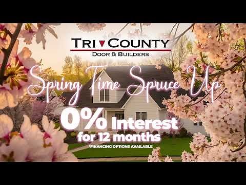 Tri County Door & Builders Garage Doors Spring Spruce Up
