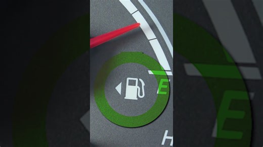 Gas gauge arrow reveals which side of car your fuel is on