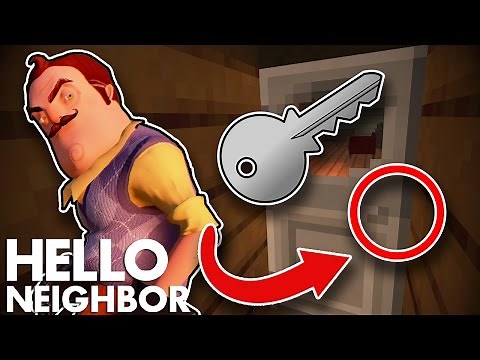 Minecraft Hello Neighbor - The Key To The Third Floor (Minecraft Roleplay)