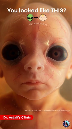 You won't believe what you looked like at 5 weeks 👽