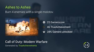 Ashes to Ashes achievement in CoD: Modern Warfare