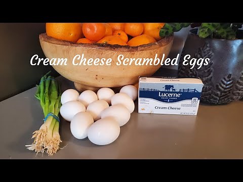 Cream Cheese Scrambled Eggs