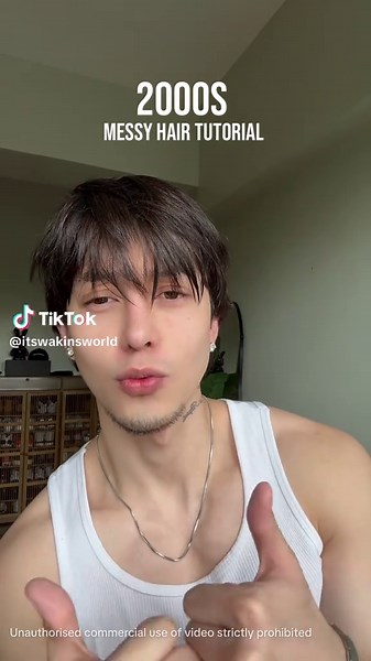 2000s Messy Hair Tutorial for TikTok
