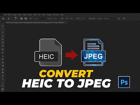 How to Convert HEIC to JPG in Photoshop 2024 | Tutorial For Beginner