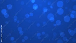 Blue particles animation of the slow moving and blinking colorful shining light particles render Motion graphics animation 4k Stock Video
