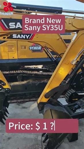 Brand New Sany SY35U mini excavator for sale shunxin machinery#usedexcavator #miniexcavator #SY35U