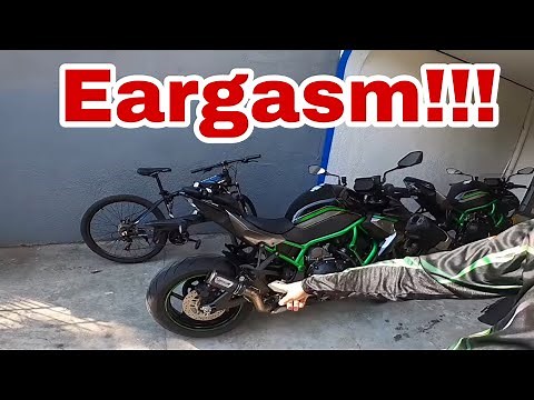 KAWASAKI ZH2 EXHAUST SOUNDS COMPILATION