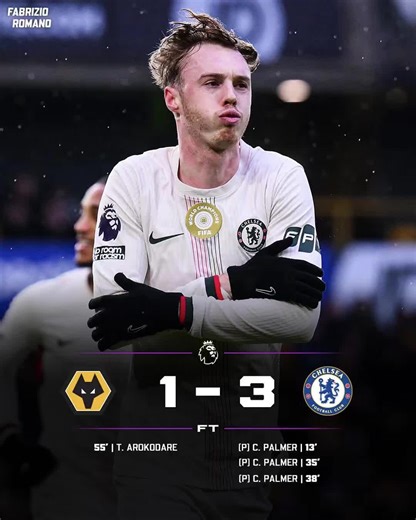 Chelsea Dominates Wolves 3-1 with Cole Palmer Hat-Trick