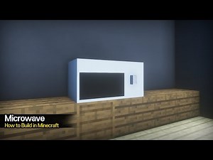 ⛏️ How to Build a Microwave in Minecraft 🔳 | [ Minecraft Build tutorial ]