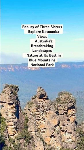 Katoomba,Three Sisters, Blue Mountains National Park, Echo Point Lookout Short scenic walks