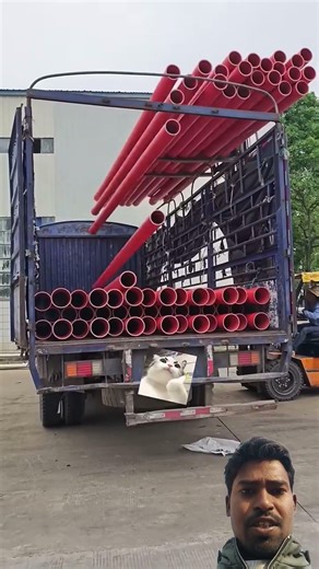 PVC Pipe Loading Process Into Car #shorts #logistics #construction