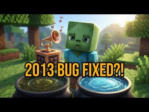 Minecraft's OLDEST Bug FINALLY Fixed! (Minecraft 26.1 Snapshot 7)
